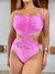 Body Macramê Rosa Confete