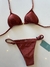 Biquíni Estrelinha - Terracota - loja online