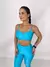 Conjunto Legging Básica + Top Brunna - Azul