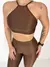 Conjunto Legging Básica + Top Iza - Café - comprar online