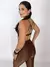 Conjunto Legging Básica + Top Iza - Café
