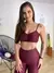 Conjunto Legging Básica + Top Brunna - Marsala