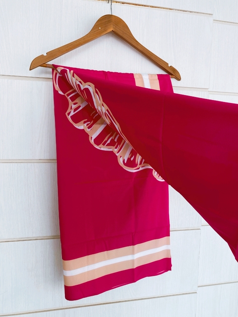 Pareô Concha - Rosa e Nude