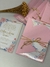 Convite Floral Envelope Coração