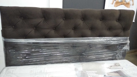 RESPALDO DE CAMA CAPITONE PANA 140