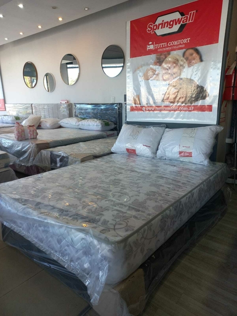 CONJUNTO SPRINGWALL RESORTES KING REST 190X140X24