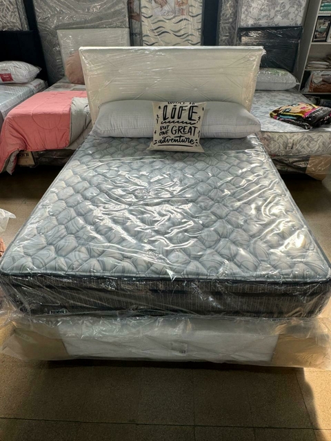 CONJUNTO ELEGANCE ESPUMA KAVANAG 190X140X28