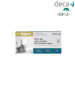 Kit Bacia Com Caixa Acoplada Aspen Branco - Deca - Dalruti Materiais de Construção Ltda ME