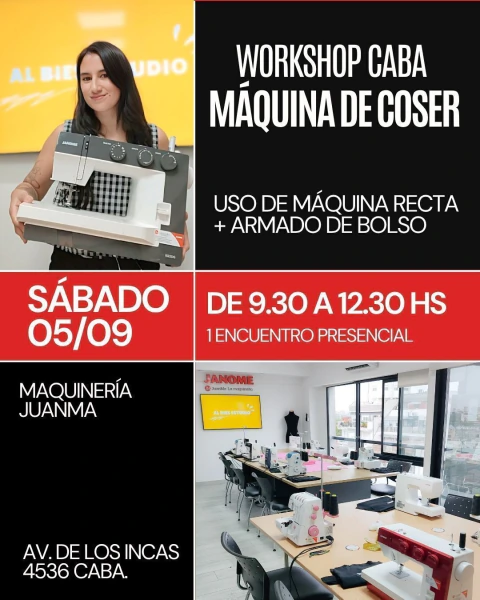 Workshop Máquinas de coser