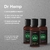Ferilizantes Maximizador de Raices, Vegetacion y Floracion DR. HEMP x 3