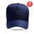 Boné azul marinho snapback da marca BLCK, com logo discreto na frente e detalhe na lateral.