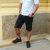 BERMUDA SARJA SLIM FIT BLACK na internet