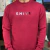  conjunto de moletom blusa moletom 3 cabos felpada vermelha careca EMIVE