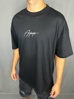 REMERA OVER AUTHENTIC NEGRA - comprar online
