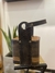 Matera cuero con base de madera - buenmate