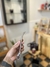 Bombilla pico loro acero inox(detalles en bronce)