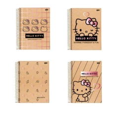CADERNETA ESPIRAL 1/8 – HELLO KITTY KRAFT 80F - JANDAIA