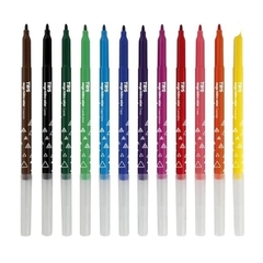 Caneta Hidrocor Ponta Fina Mega Hidro Color – 24 Cores – Tris - comprar online