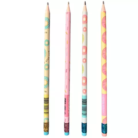 LAPIS PRETO HB DONUT LEO&LEO