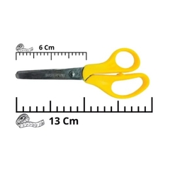 TESOURA ESCOLAR MASTERPRINT 13CM COLORIDA MP503 - Betel Papelaria