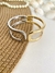 BRACELETE VAZADO - FOLHEADO A PRATA 925 E A OURO 18K