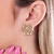 BRINCO REDONDO CRAVEJADO FOLHEADO A OURO 18K - comprar online