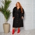 Vestido Moda Evangelica Sobrevest Manga Longa PlusSize Ana na internet