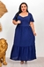 Vestido Feminino Moda Evangélica Plus Duna Diamante Stênia - loja online