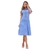 Vestido Moda Evangélico Jeans Com Elastano Godê Isabela - Reyvkill Moda Evangélica
