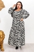 Vestido Moda Evangélica Feminino Plus Longo Cigana Octavia - loja online
