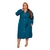 Vestido Moda Evangelica Sobrevest Manga Longa PlusSize Ana - loja online