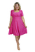 Vestido Social Plus Size Feminino Moda Evangélica Lurdes - loja online
