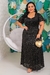 Vestido Feminino Longo Moda Evangélica Renda Festa Leslie - loja online