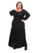 Imagem do Vestido Moda Evangélica Feminino Plus Longo Cigana Octavia