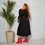 Vestido Moda Evangelica Sobrevest Manga Longa PlusSize Ana - Reyvkill Moda Evangélica