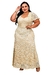 Vestido Feminino Longo Moda Evangélica Renda Festa Leslie - loja online