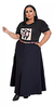 Imagem do Saia Feminina Plus Size Moda Composta Três Marias Neide