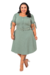 Vestido Feminino Moda Evangélica Plus Confortável Lucinda na internet