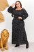 Vestido Moda Evangélica Feminino Plus Longo Cigana Octavia