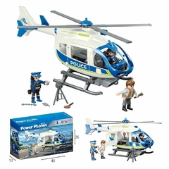 Helicóptero De Policía Con Luz Power Planet - El Arca del Juguete