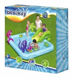 Pileta Inflable Cocodrilo Bestway Parque Acuático