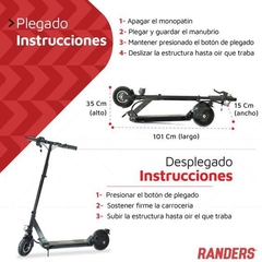 Monopatin Electrico Scooter Sct-102 Randers en internet