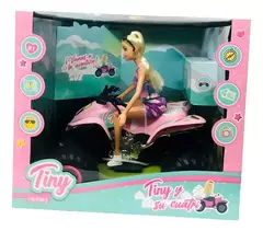 Muñeca Tiny y su Cuatriciclo