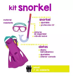 Set De Buceo C/Snorkel Bestway +7 Años - El Arca del Juguete