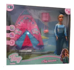 Muñeca Tiny de Campamento