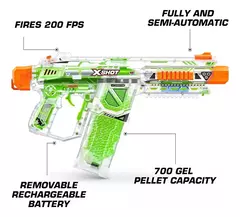Pistola X-Shot Glow Hyper Gel Motorizada Nightmare - El Arca del Juguete