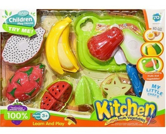 Set Frutas Y Verduras Con Abrojo V/M - El Arca del Juguete