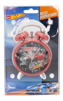 Reloj Despertador Hot Wheels