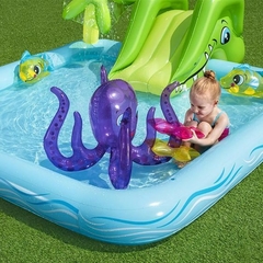 Pileta Inflable Cocodrilo Bestway Parque Acuático - El Arca del Juguete