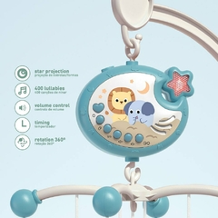 Cunero Proyector Musical Azul - tienda online